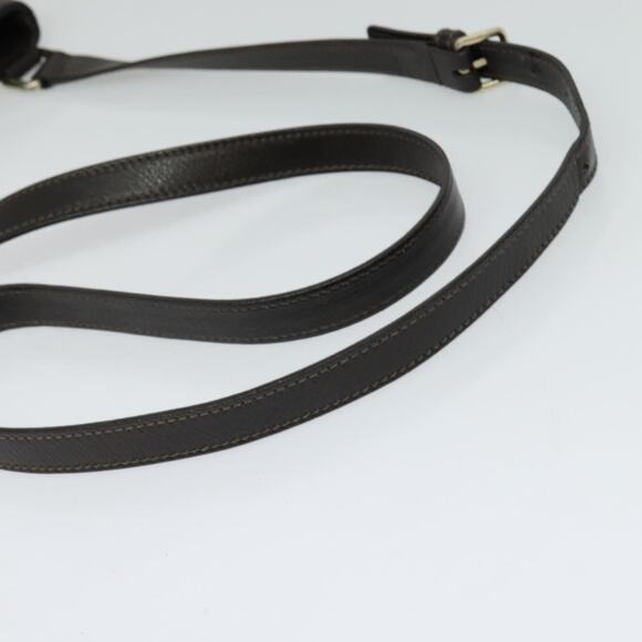 GUCCI GG Canvas Guccissima Bag Leather Dark Brown Gold - Picture 7 of 16